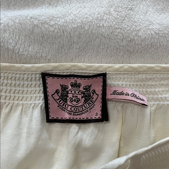 Juicy Couture white Blouse with Pink and Green Embroidery - Picture 8 of 9